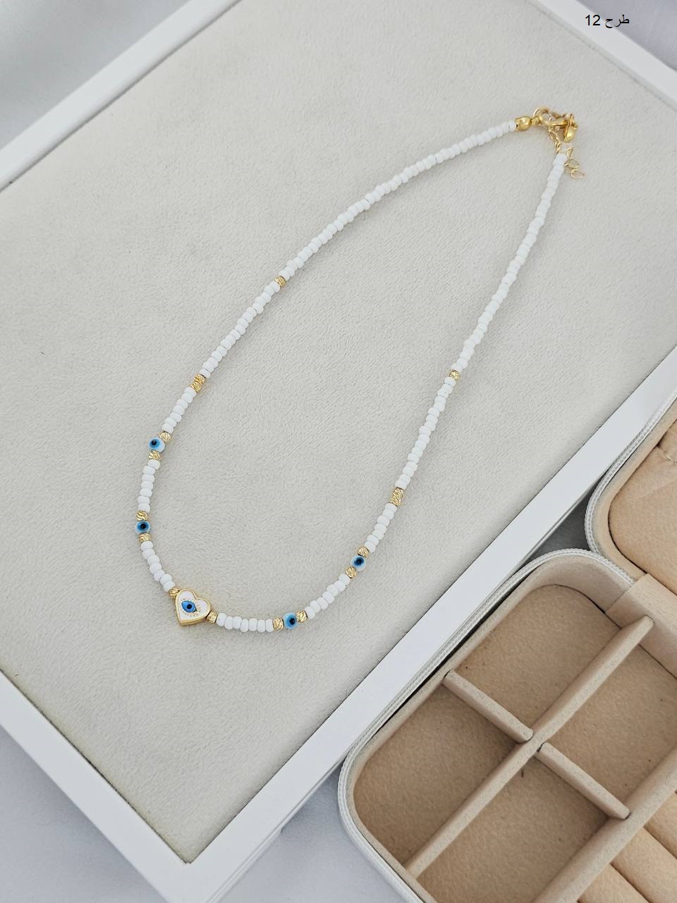 گردنبند فیمو تک رج